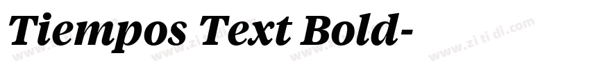 Tiempos Text Bold字体转换 Tiempos Text Bold字体转换